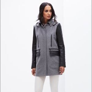 Danier Vilola Leather and Wool coat
